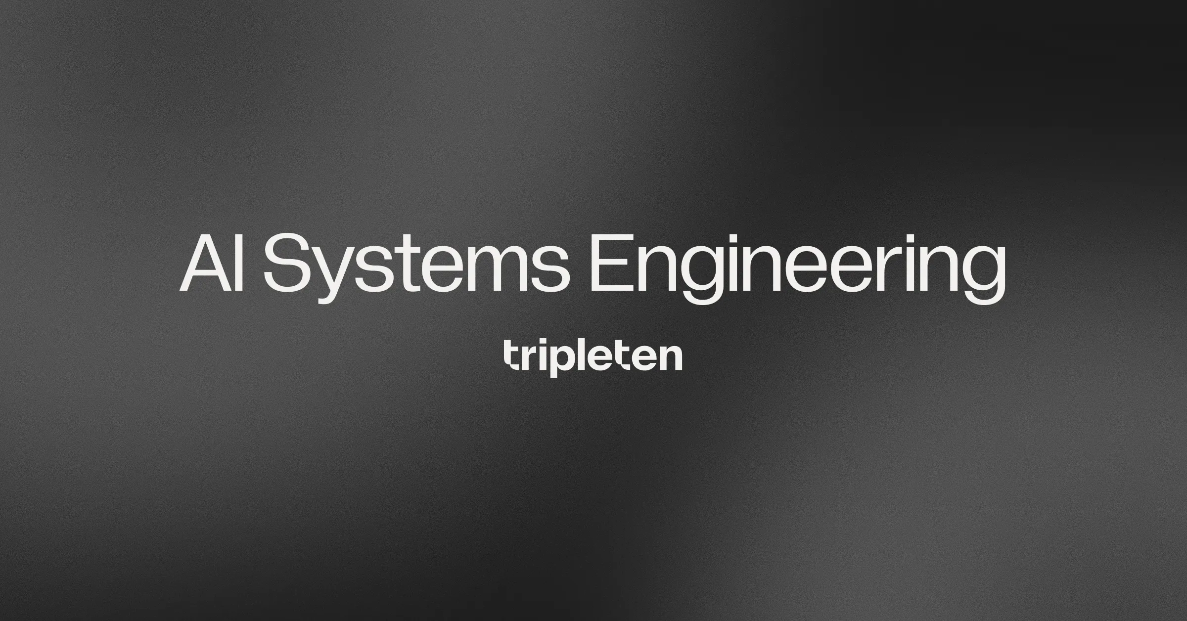 AI Systems Engineer Program | TripleTen